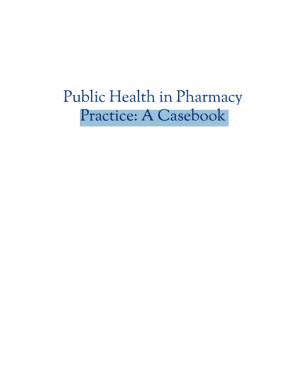 Public Health in Pharmacy