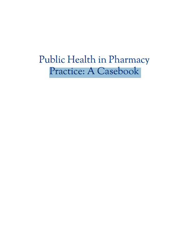 Public Health in Pharmacy