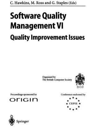 Software Quality Management VI